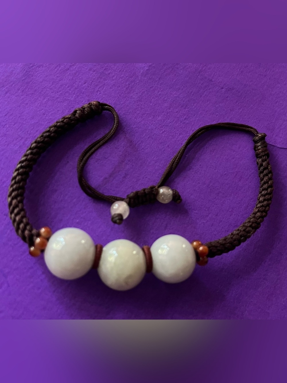 Myanmar Natural Jadeite Bead Bracelet